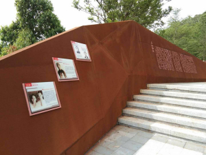 玉林耐候钢挡土墙